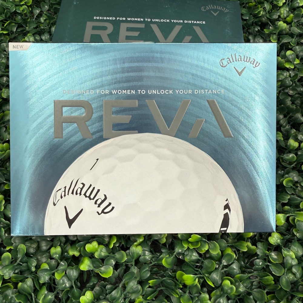 24 Callaway Reva Golf Balls for Women 2 Dozen New White Long & Straight Distance - Picture 5 of 5